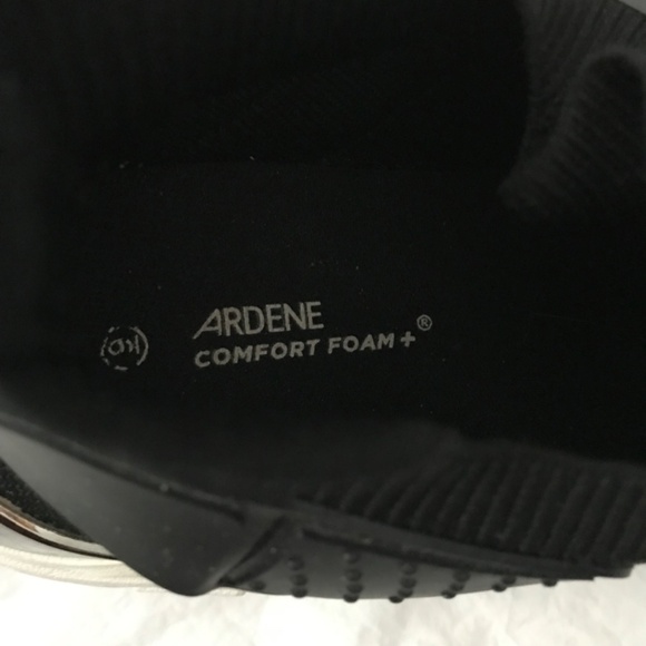 Reflective Running Walking Sneakers Size 8 Fit Laces Slip In Black White - Picture 7 of 8